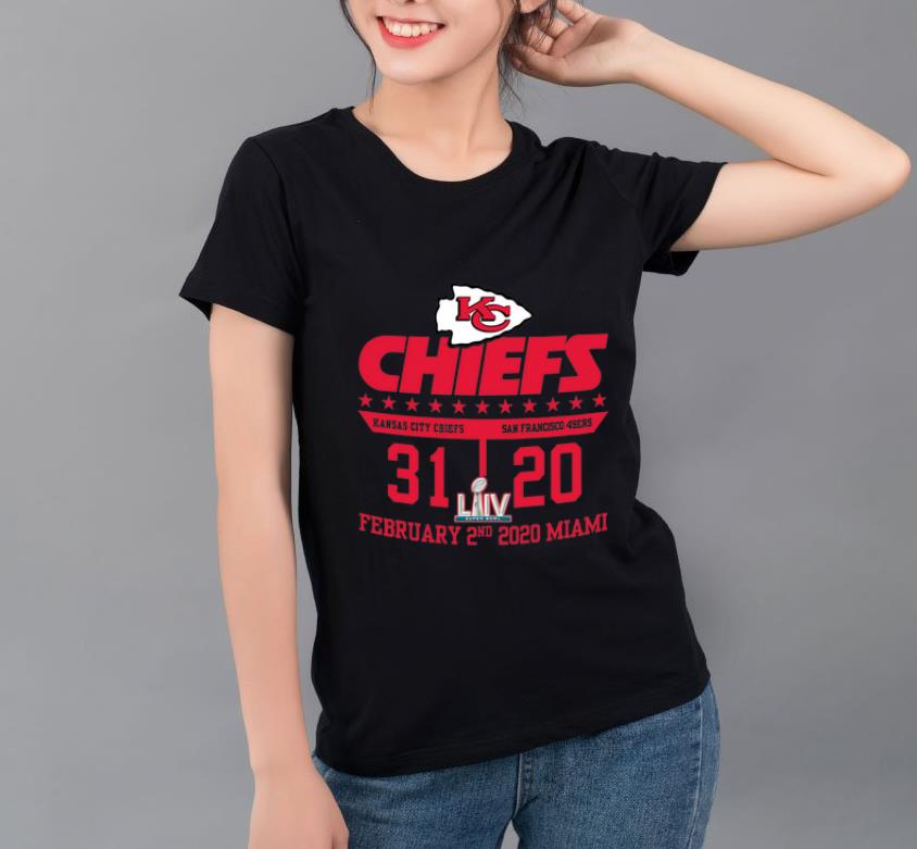 Official Kansas City Chiefs 31 San Francisco 49ers 20 Super Bowl shirt 4 - Official Kansas City Chiefs 31 San Francisco 49ers 20 Super Bowl shirt