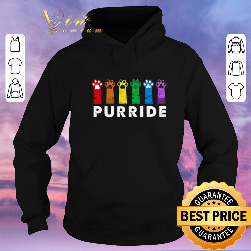 Official LGBT cat paws Purride shirt sweater 4 - Official LGBT cat paws Purride shirt sweater