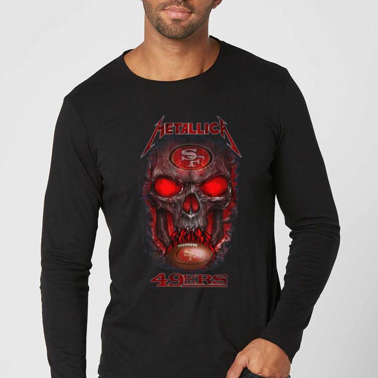 Official Metallica 49ers NFL Skull San Francisco 49ers shirt 4 - Official Metallica 49ers NFL Skull San Francisco 49ers shirt