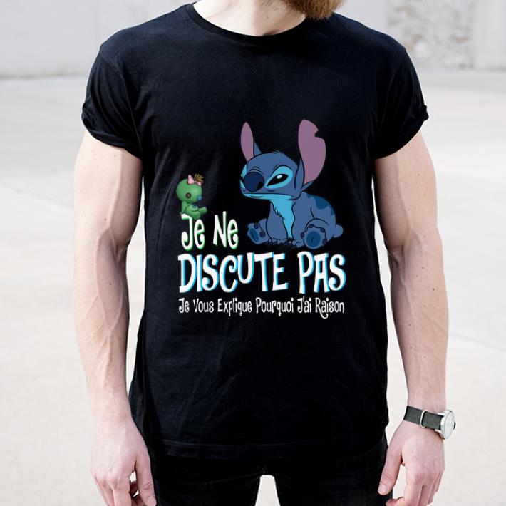 Official Stitch je ne discute pas je vous explique pourquoi jai raison shirt 4 - Official Stitch je ne discute pas je vous explique pourquoi jai raison shirt