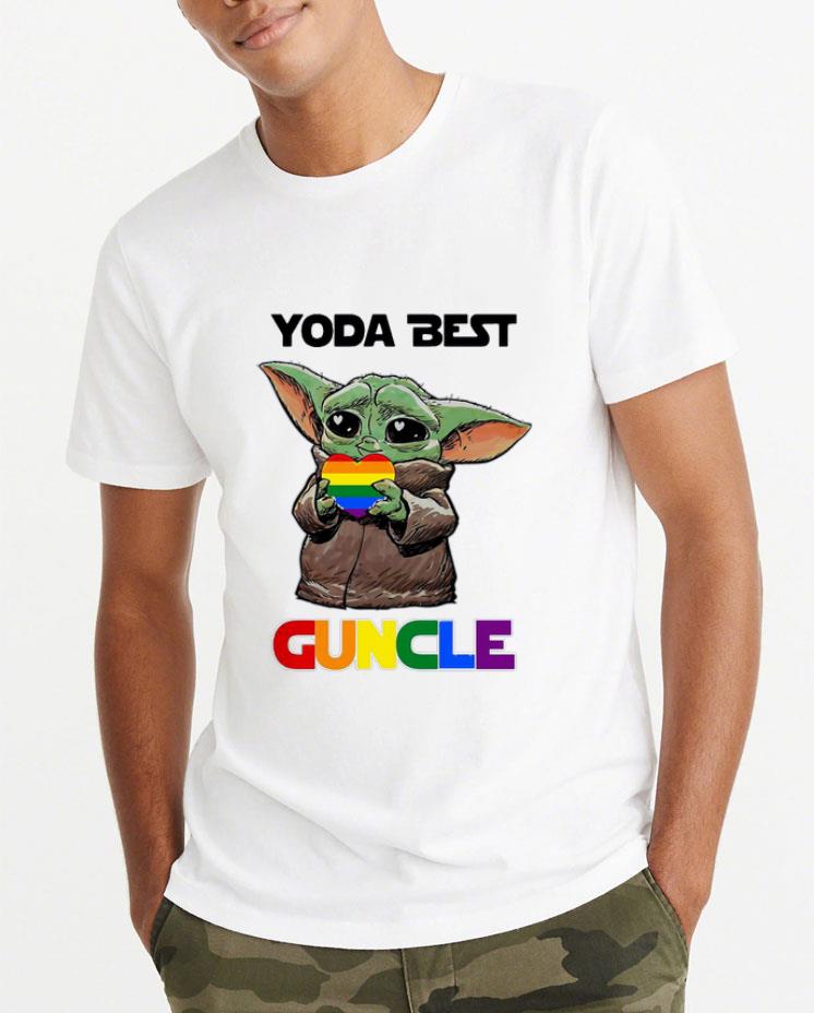 Original Baby Yoda Lgbt Best Guncle shirt 4 - Original Baby Yoda Lgbt Best Guncle shirt