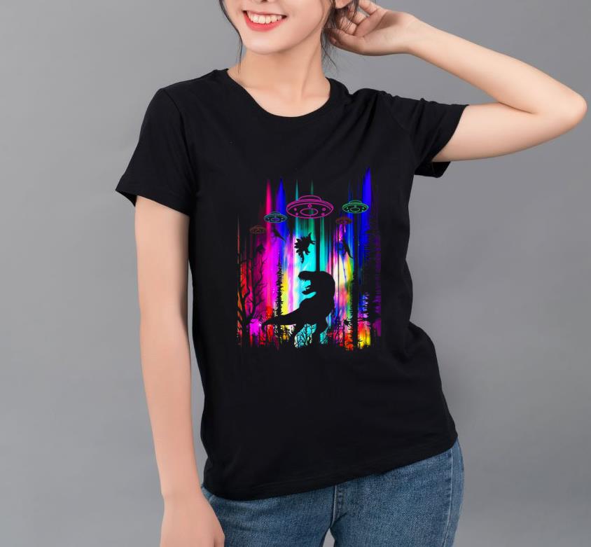 Original T Rex Dinosaur UFO Abduction shirt 4 - Original T-Rex Dinosaur UFO Abduction shirt