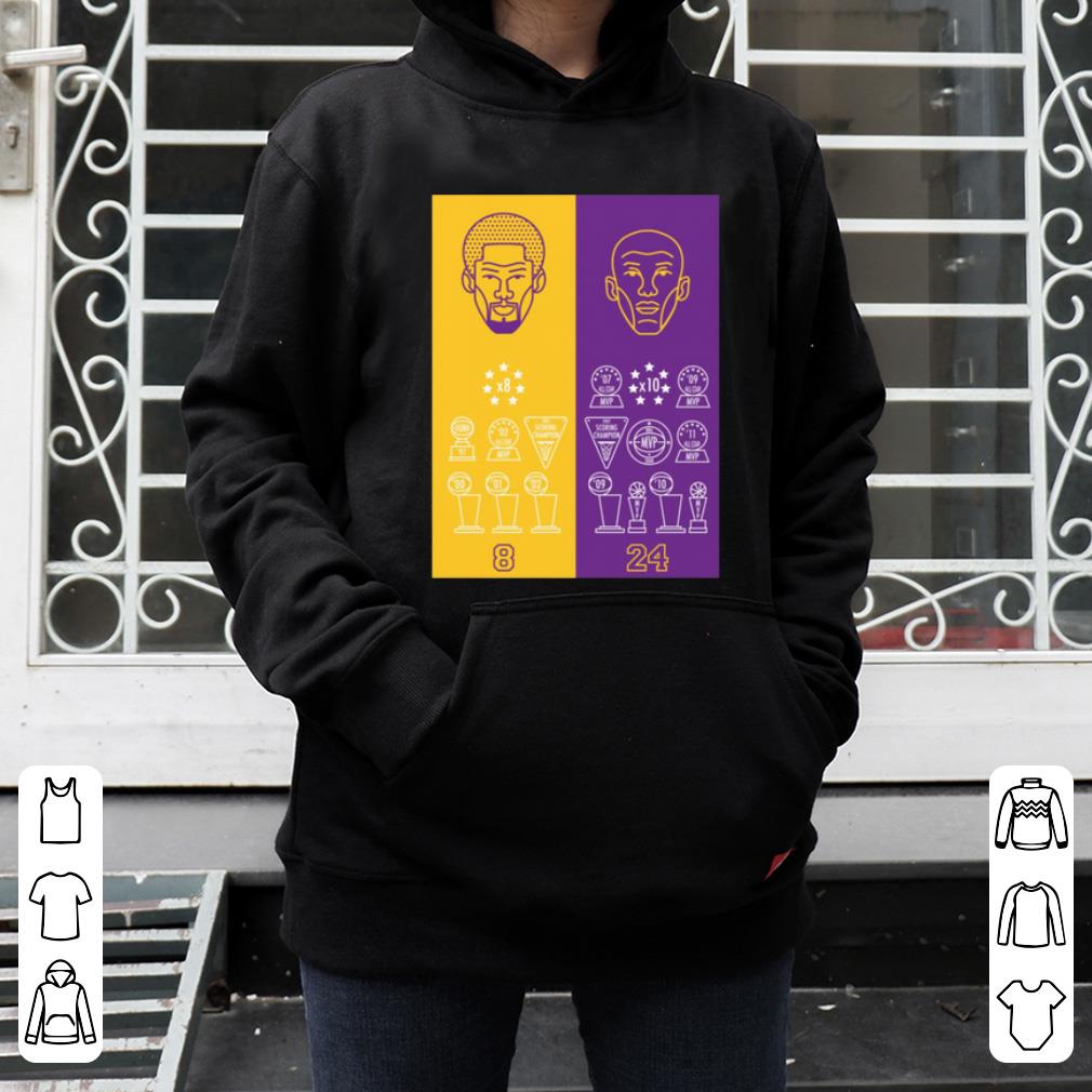 Premium 8 24 Kobe Bryant Title Collection Trophy shirt 4 - Premium 8 24 Kobe Bryant Title Collection Trophy shirt