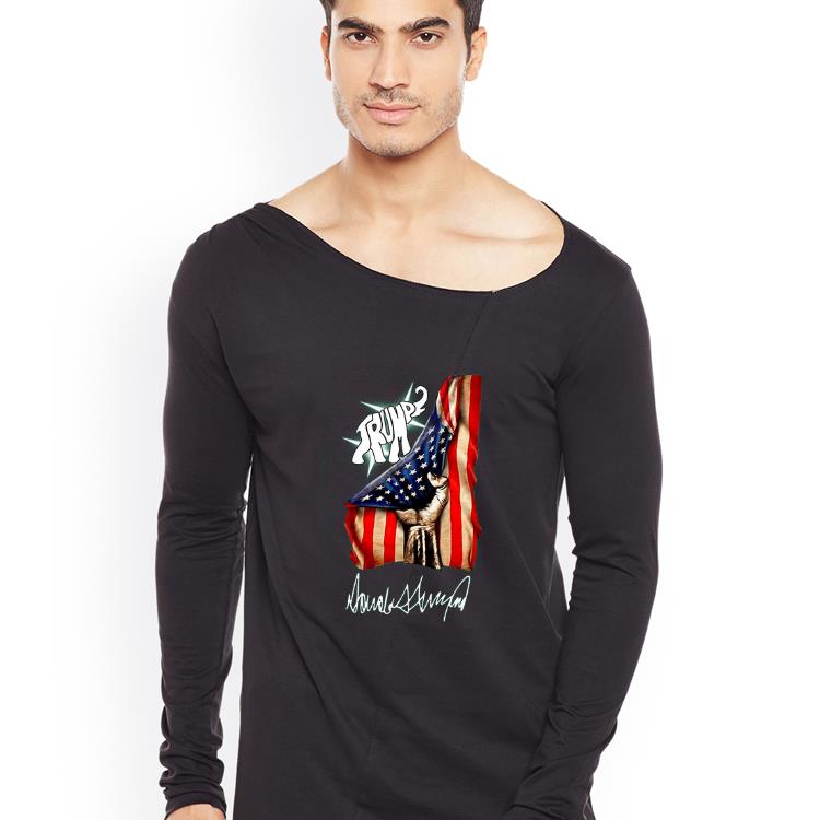 Premium Elephant Trump American Flag Signature shirt 4 - Premium Elephant Trump American Flag Signature shirt