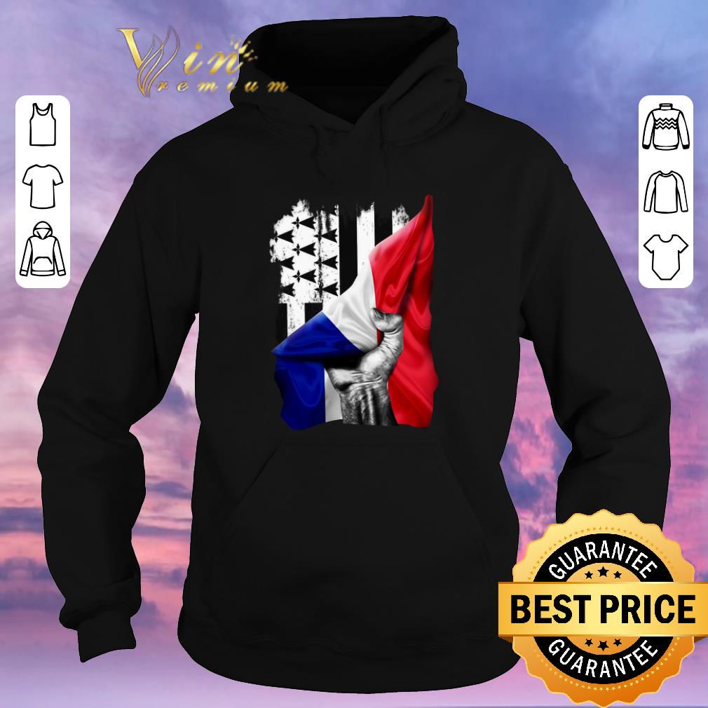 Premium Flag of Brittany and France flag shirt sweater 4 - Premium Flag of Brittany and France flag shirt sweater