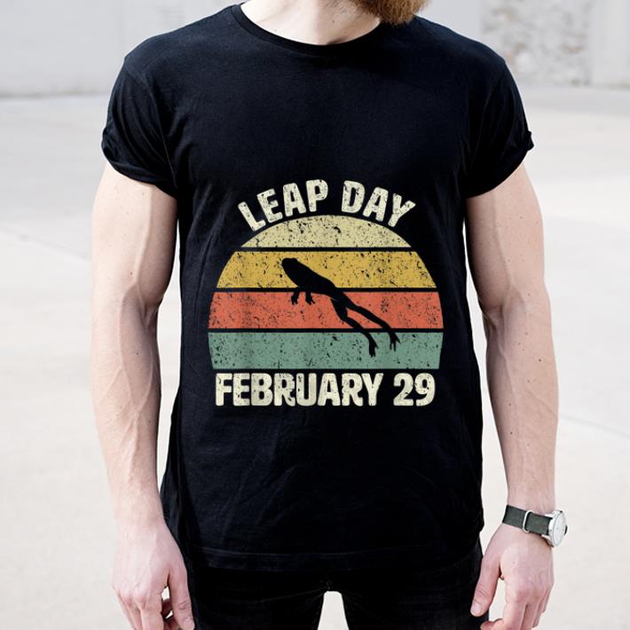 Premium Leap Day Frog February 29 Vintage shirt 4 - Premium Leap Day Frog February 29 Vintage shirt
