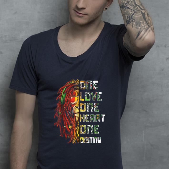 Premium Lion One Love One Heart One Destiny Bob Marley shirt 4 - Premium Lion One Love One Heart One Destiny Bob Marley shirt