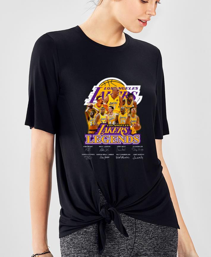 Premium Los Angeles Lakers Kobe Bryant Magic Johnson Jerry West Elgin Baylor signatures shirt 4 - Premium Los Angeles Lakers Kobe Bryant Magic Johnson Jerry West Elgin Baylor signatures shirt