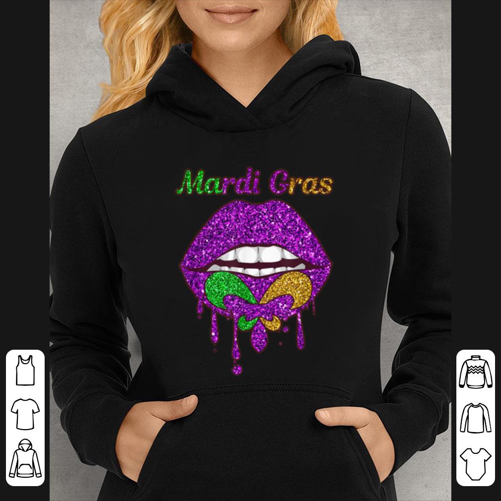 Premium Mardi Gras Lip Biting shirt 4 - Premium Mardi Gras Lip Biting shirt