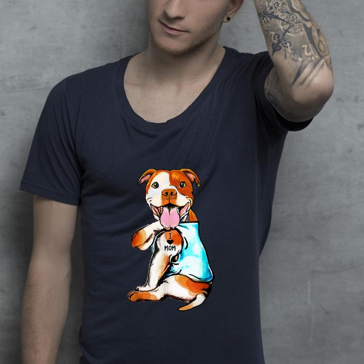 Premium Pit Bull I Love Mom Tattoo Mother s Day Dog Lovers shirt 4 - Premium Pit Bull I Love Mom Tattoo Mother's Day Dog Lovers shirt