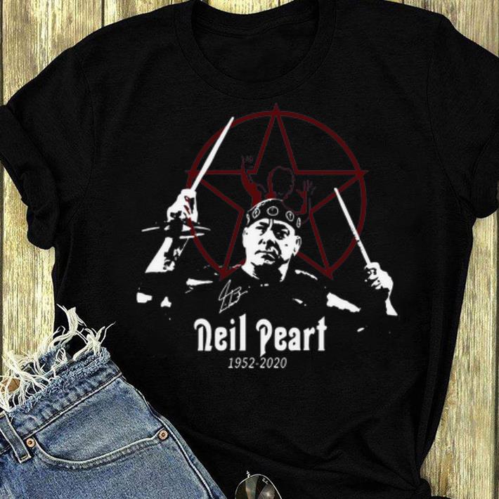 Premium R I P Neil Peart 1952 2020 Signature shirt 4 1 - Premium R.I.P Neil Peart 1952 2020 Signature shirt