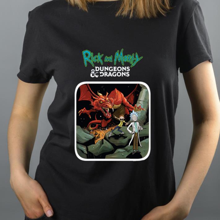 Premium Rick And Morty Vs Dungeons And Dragons shirt 4 - Premium Rick And Morty Vs Dungeons And Dragons shirt