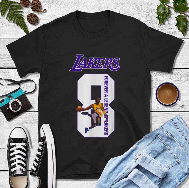 Premium Rip Kobe Bryant number 8 forever a legend Lakers shirt 4 - Premium Rip Kobe Bryant number 8 forever a legend Lakers shirt
