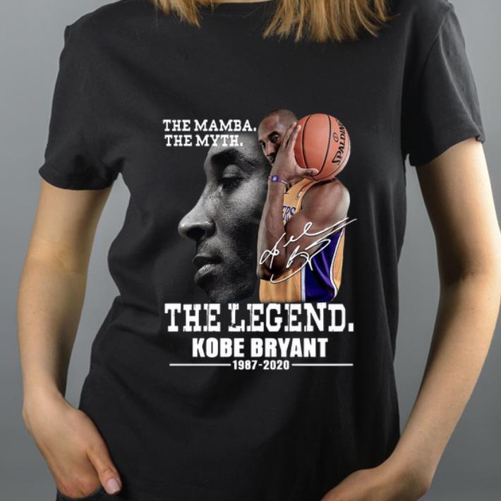 Premium The Mamba The Myth The Legend Kobe Bryant 1987 2020 signature shirt 4 - Premium The Mamba The Myth The Legend Kobe Bryant 1987 2020 signature shirt