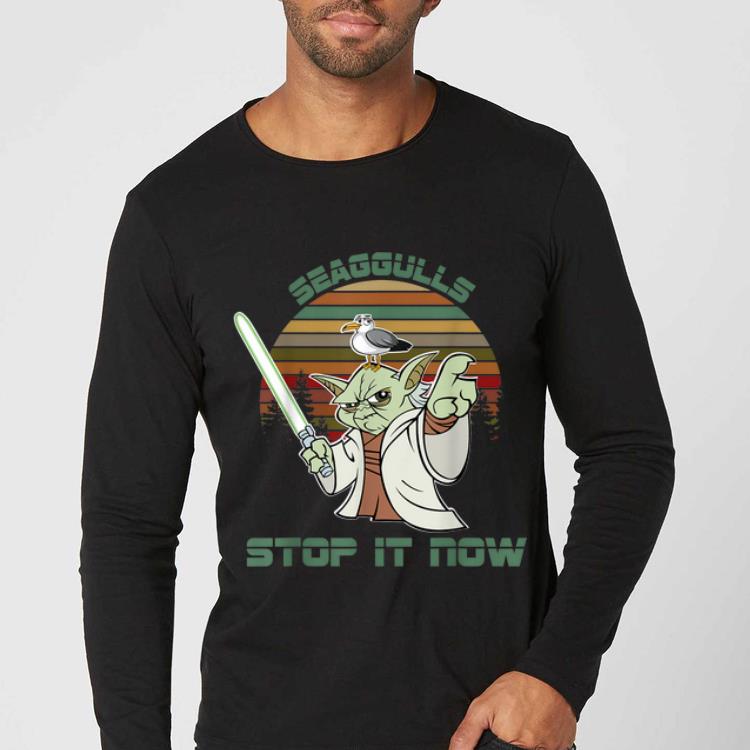 Premium Vintage Yoda Seagulls Stop It Now shirt 4 - Premium Vintage Yoda Seagulls Stop It Now shirt