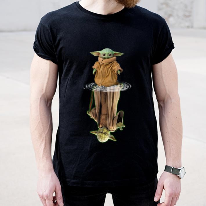 Pretty Baby Yoda water mirror reflection Master Yoda shirt 4 - Pretty Baby Yoda water mirror reflection Master Yoda shirt