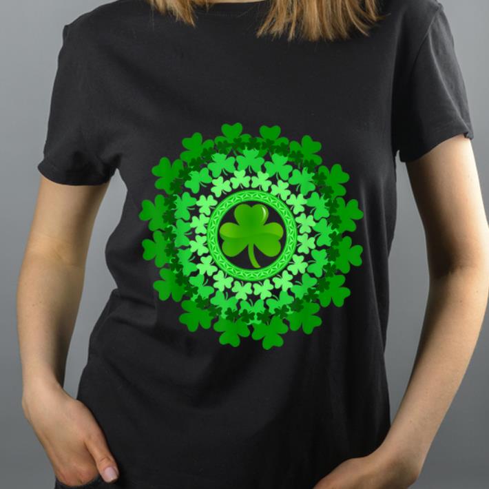 Pretty Circle Shamrock Happy St Patrick s Day shirt 4 - Pretty Circle Shamrock Happy St. Patrick's Day shirt