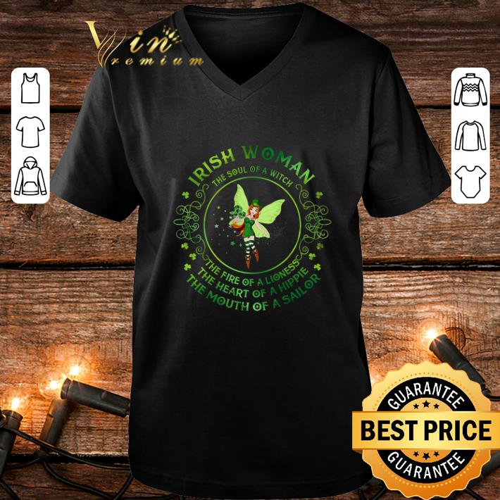 Pretty Irish woman the soul of a witch the fire of a lioness St Patrick shirt 4 - Pretty Irish woman the soul of a witch the fire of a lioness St Patrick shirt