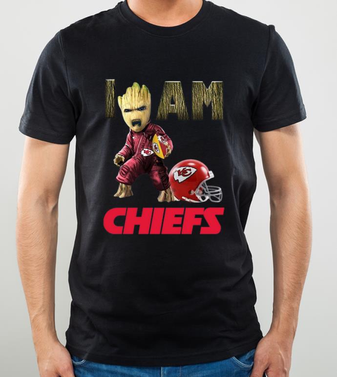 Pretty Kansas City Chiefs I Am Baby Groot shirt 4 - Pretty Kansas City Chiefs I Am Baby Groot shirt