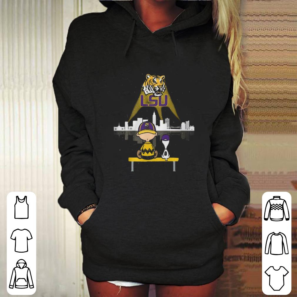 Pretty LSU Tigers Logo Snoopy and Charlie Brown shirt 4 - Pretty LSU Tigers Logo Snoopy and Charlie Brown shirt