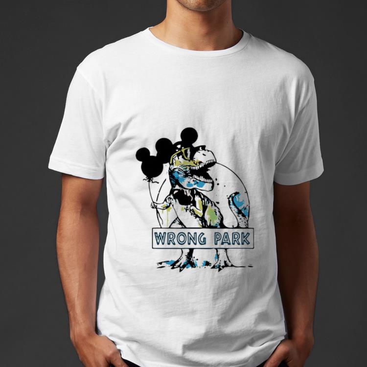 Pretty Mickey Mouse Dinosaur Wrong Park shirt 4 - Pretty Mickey Mouse Dinosaur Wrong Park shirt