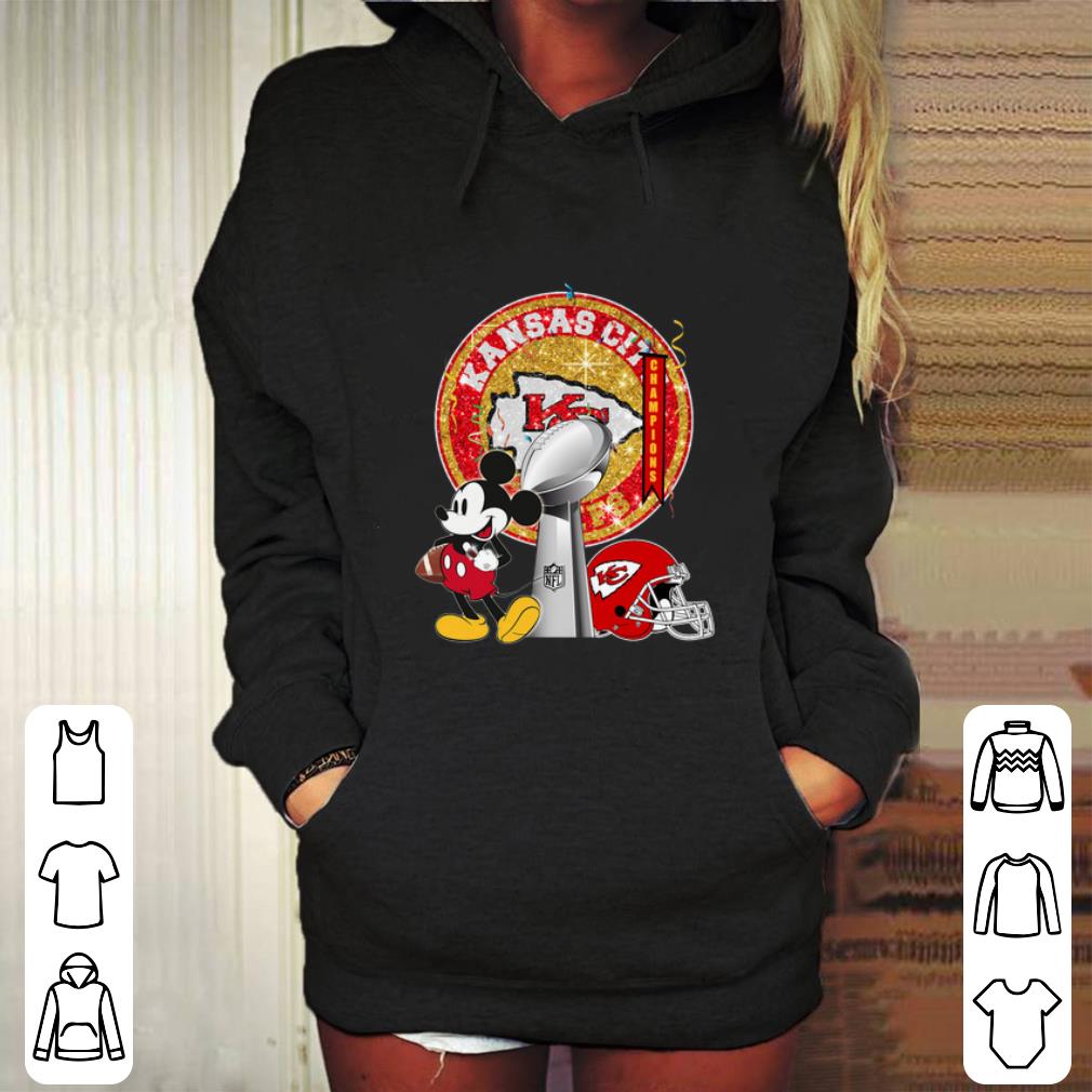 Pretty Mickey Mouse and Kansas City Chiefs Champions Super Bowl shirt 4 - Pretty Mickey Mouse and Kansas City Chiefs Champions Super Bowl shirt