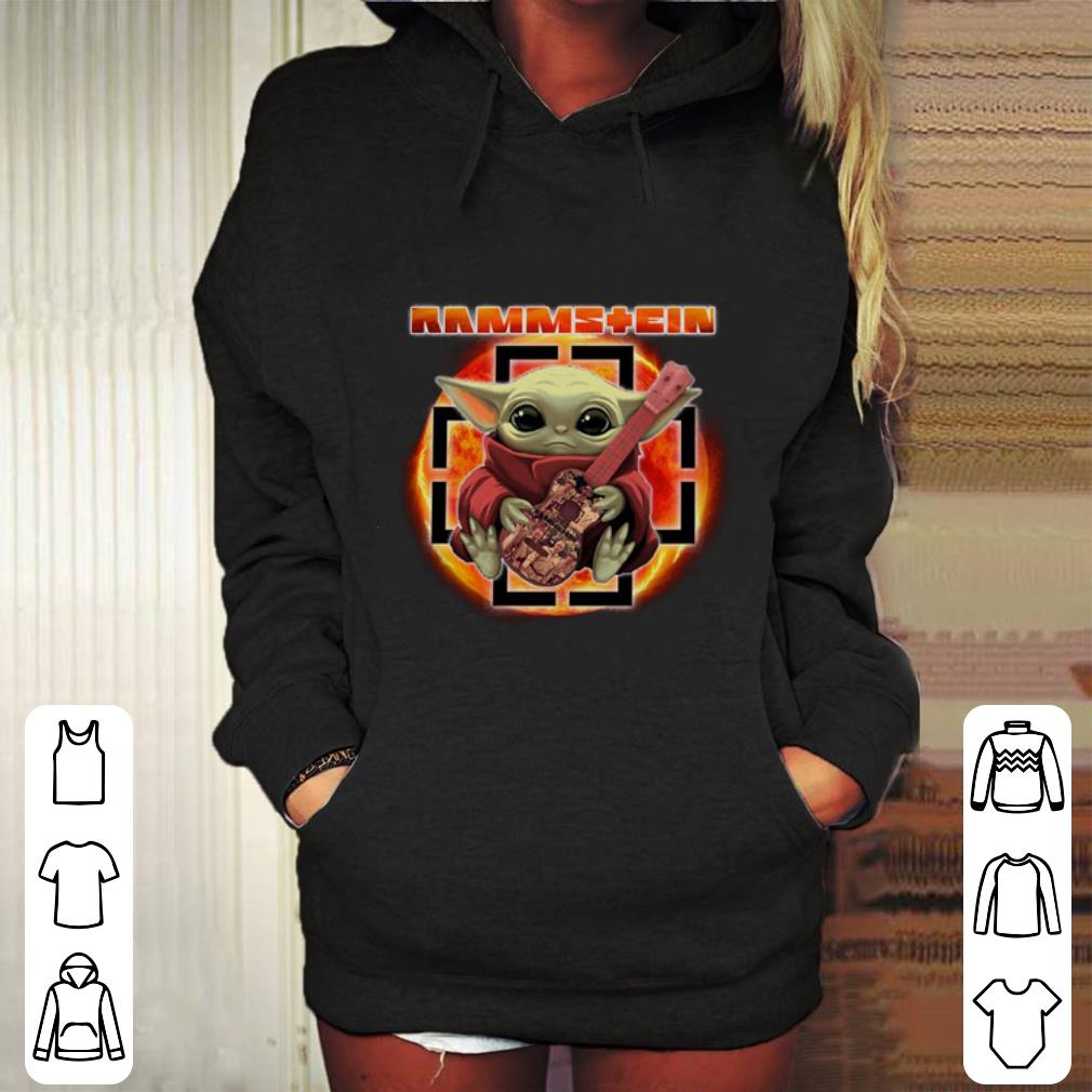 Pretty Rammstein Mashup Baby Yoda guitar Star Wars shirt 4 - Pretty Rammstein Mashup Baby Yoda guitar Star Wars shirt