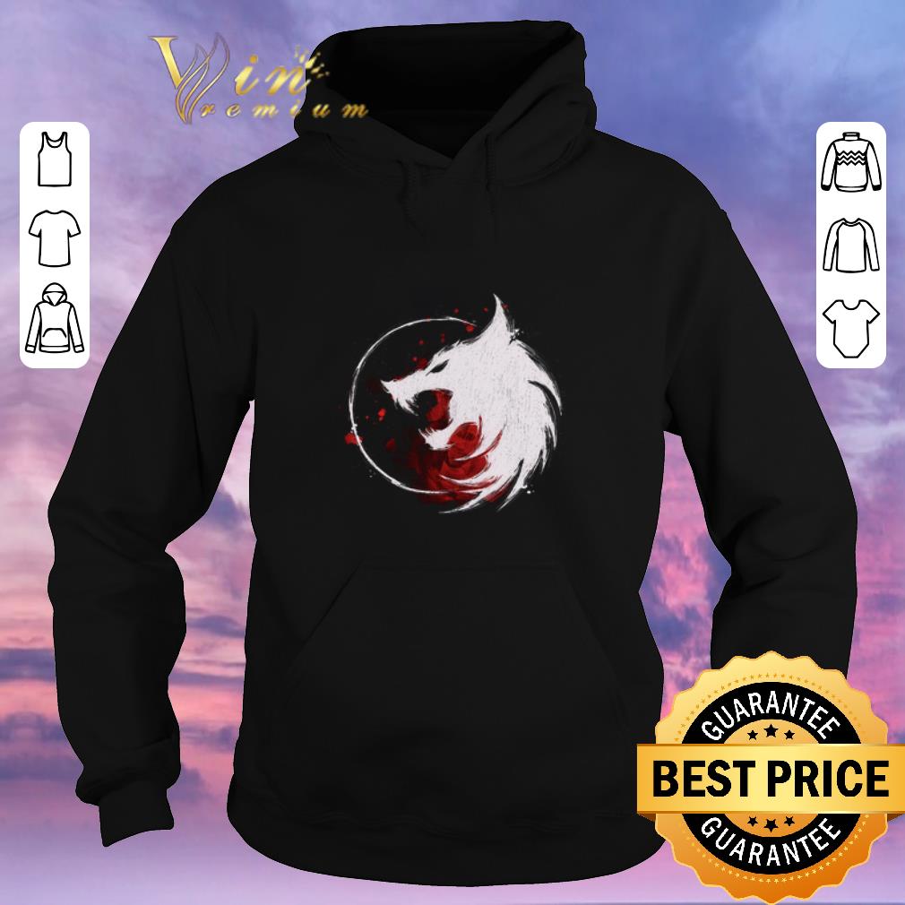 Pretty White Wolf The Witcher Logo shirt sweater Pretty White Wolf The Witcher Logo shirt sweater 4 - Pretty White Wolf The Witcher Logo shirt sweater