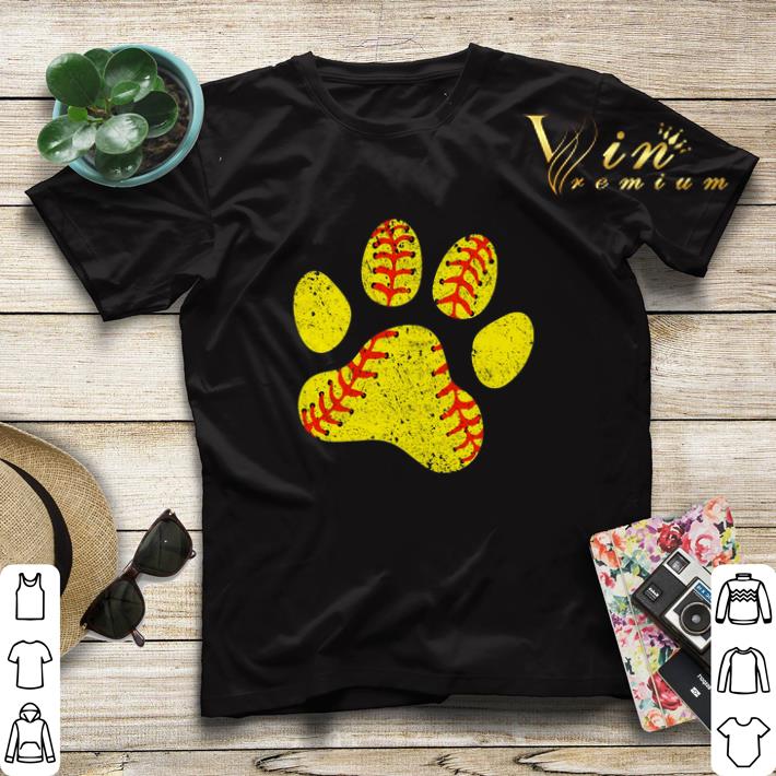 Softball lovers paw dog shirt sweater Softball lovers paw dog shirt sweater 4 - Softball lovers paw dog shirt sweater