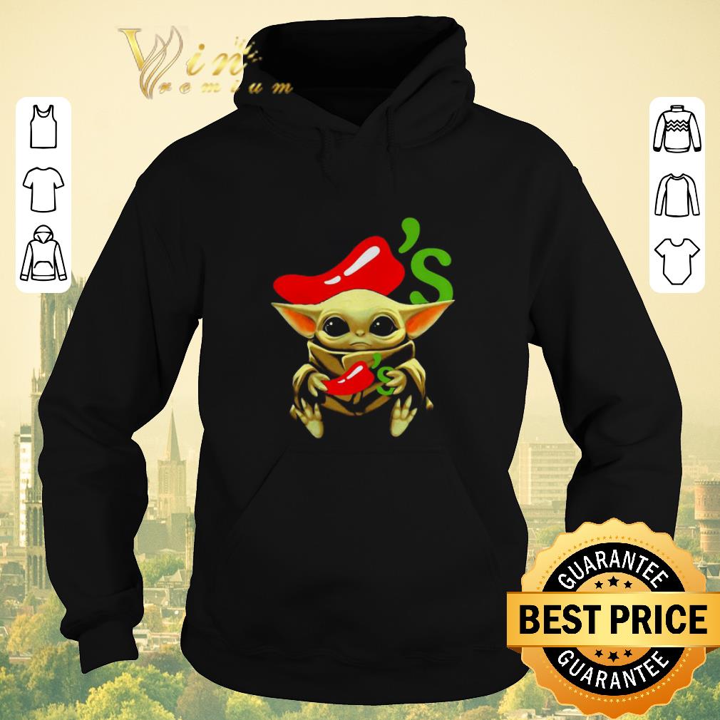 Top Baby Yoda hug Chili s Star Wars shirt sweater 4 - Top Baby Yoda hug Chili’s Star Wars shirt sweater