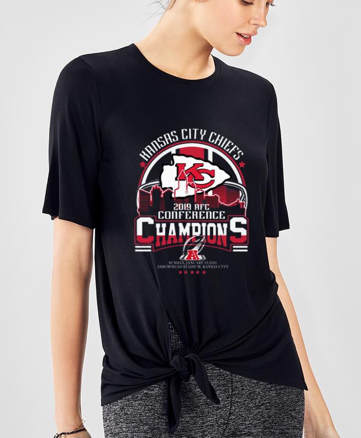 Top Kansas city Chiefs 2019 AFc Conference Champions shirt 4 - Top Kansas city Chiefs 2019 AFc Conference Champions shirt