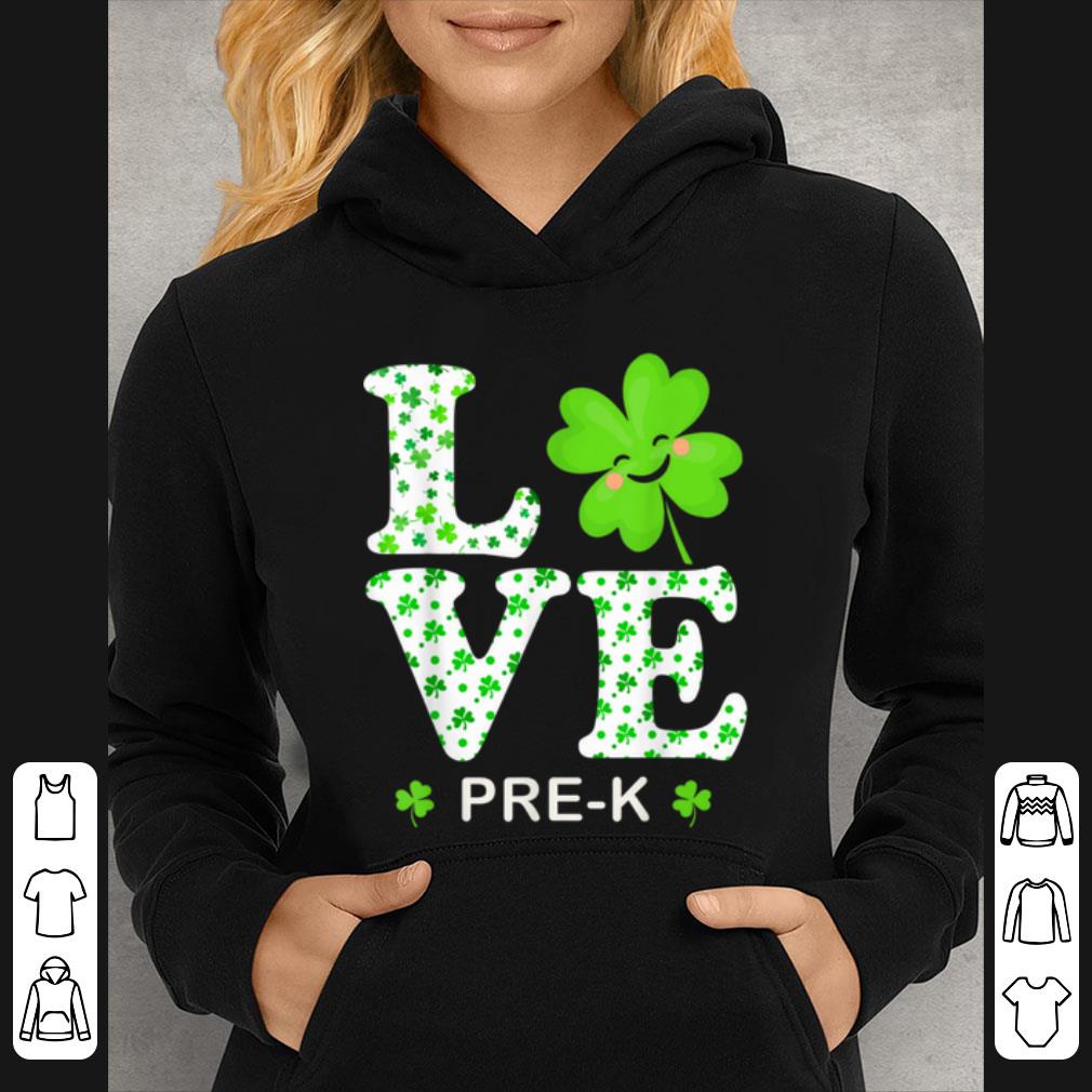 Top Love Shamrock Preschool St Patricks Day Teacher shirt 4 - Top Love Shamrock Preschool St Patricks Day Teacher shirt