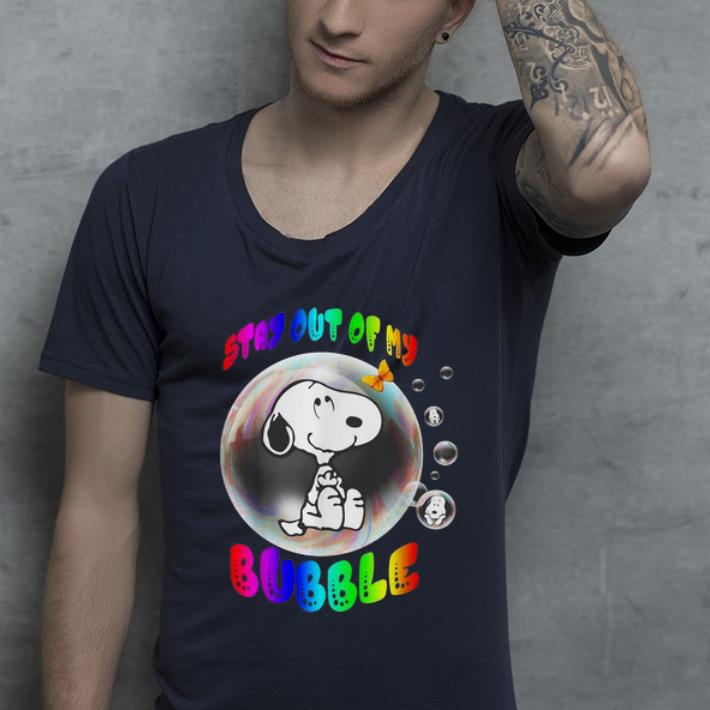 Top Snoopy Stay Out Of My Bubble shirt 4 - Top Snoopy Stay Out Of My Bubble shirt