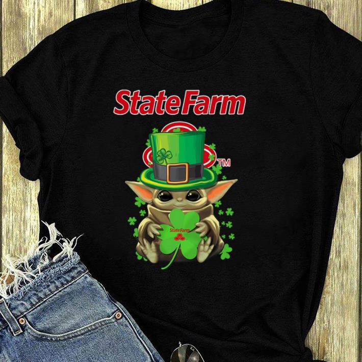 Top Star Wars Baby Yoda State Farm Shamrock St Patrick s Day shirt 4 - Top Star Wars Baby Yoda State Farm Shamrock St.Patrick’s Day shirt
