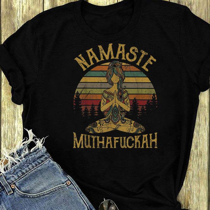 Top Vintage Namaste Yoga Muthafuckah shirt 4 - Top Vintage Namaste Yoga Muthafuckah shirt