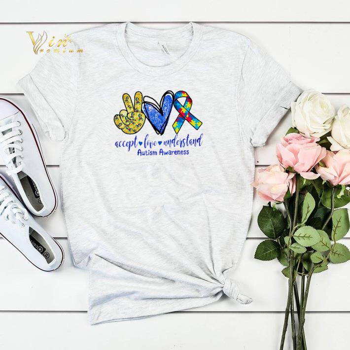 Accept love understand Autism awareness shirt sweater 4 - Accept love understand Autism awareness shirt sweater