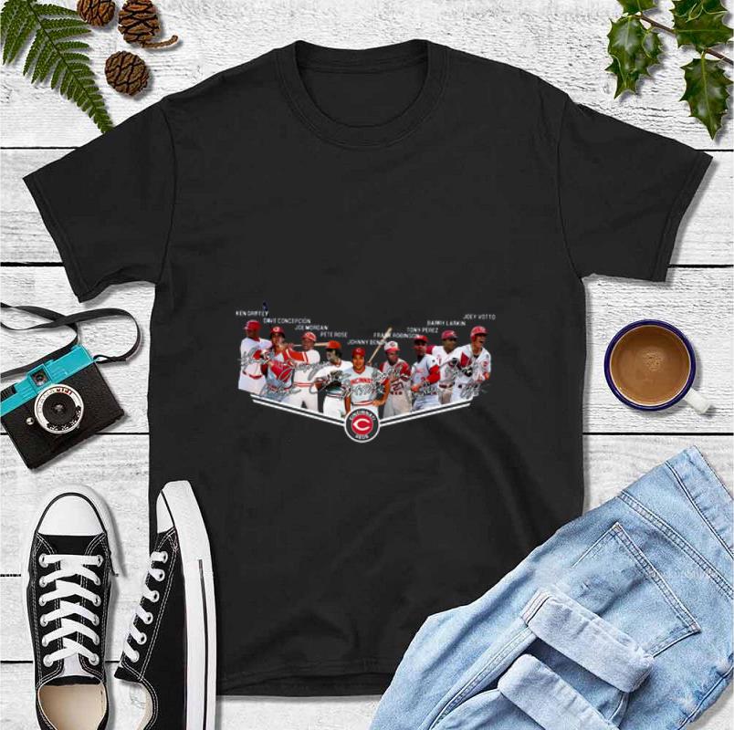 Awesome Cincinnati Reds Legends signature shirt 4 - Awesome Cincinnati Reds Legends signature shirt