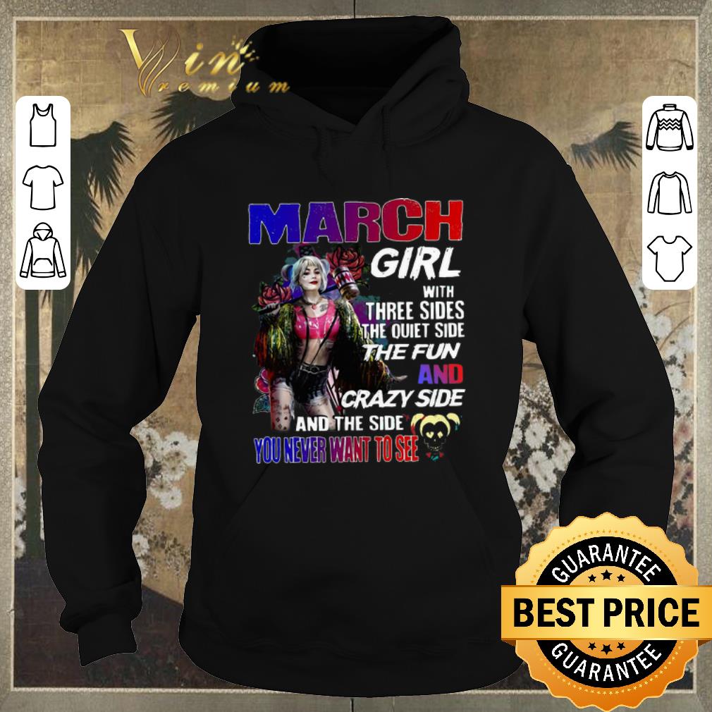 Awesome Harley Quinn 2020 march girl with three sides the quiet side shirt sweater Awesome Harley Quinn 2020 march girl with three sides the quiet side shirt sweater 4 - Awesome Harley Quinn 2020 march girl with three sides the quiet side shirt sweater