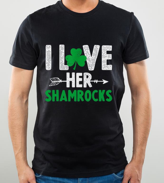 Awesome I Love Her Shamrocks St Patrick s Day shirt 4 - Awesome I Love Her Shamrocks St. Patrick's Day shirt