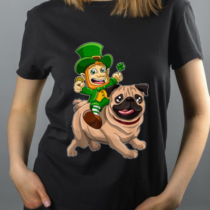 Awesome Leprechaun Riding Pug St Patricks Day Gamer Boys shirt 4 - Awesome Leprechaun Riding Pug St Patricks Day Gamer Boys shirt