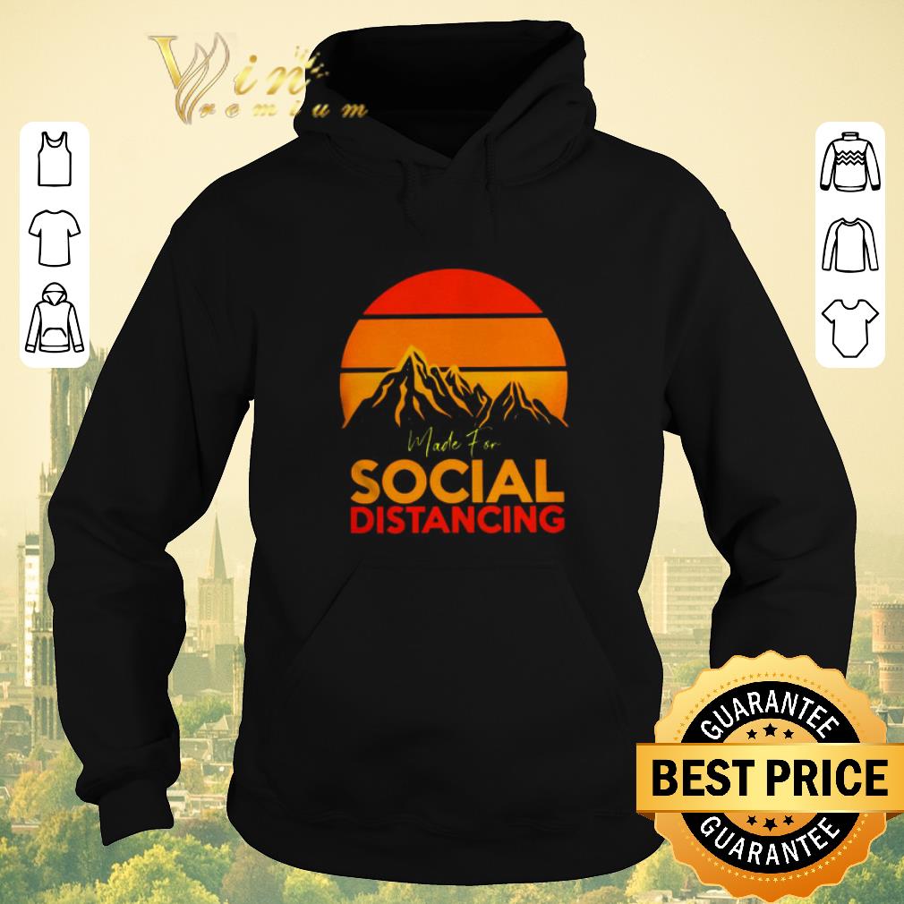 Awesome Made for social distancing sunset shirt sweater 4 - Awesome Made for social distancing sunset shirt sweater