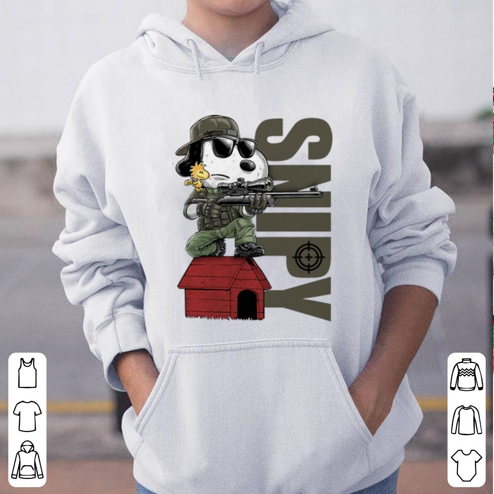 Awesome Sniper Snoopy And Woodstock Snipy shirt 4 - Awesome Sniper Snoopy And Woodstock Snipy shirt