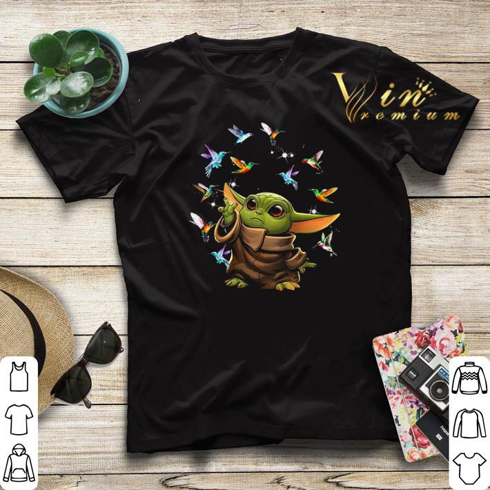 Baby Yoda Hummingbirds Star Wars shirt sweater 4 - Baby Yoda Hummingbirds Star Wars shirt sweater
