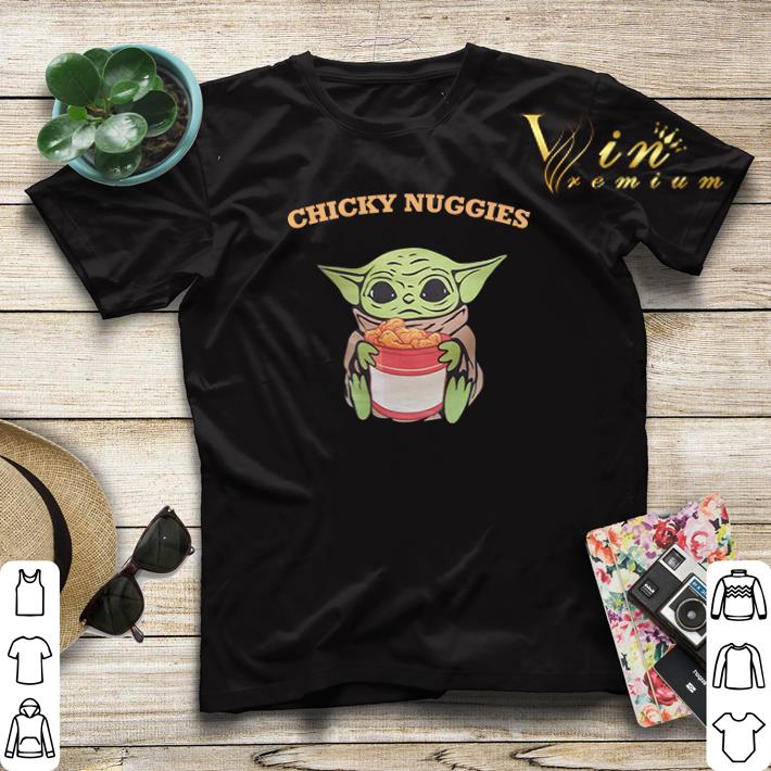 Baby Yoda hug Chicky Nuggies song Star Wars shirt sweater 4 - Baby Yoda hug Chicky Nuggies song Star Wars shirt sweater