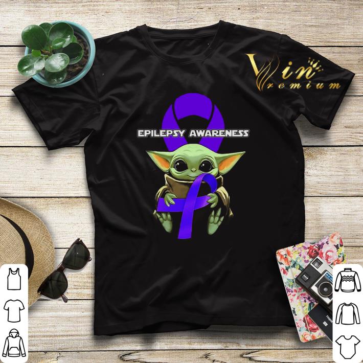Baby Yoda hug Epilepsy Awareness Star Wars shirt sweater 4 - Baby Yoda hug Epilepsy Awareness Star Wars shirt sweater