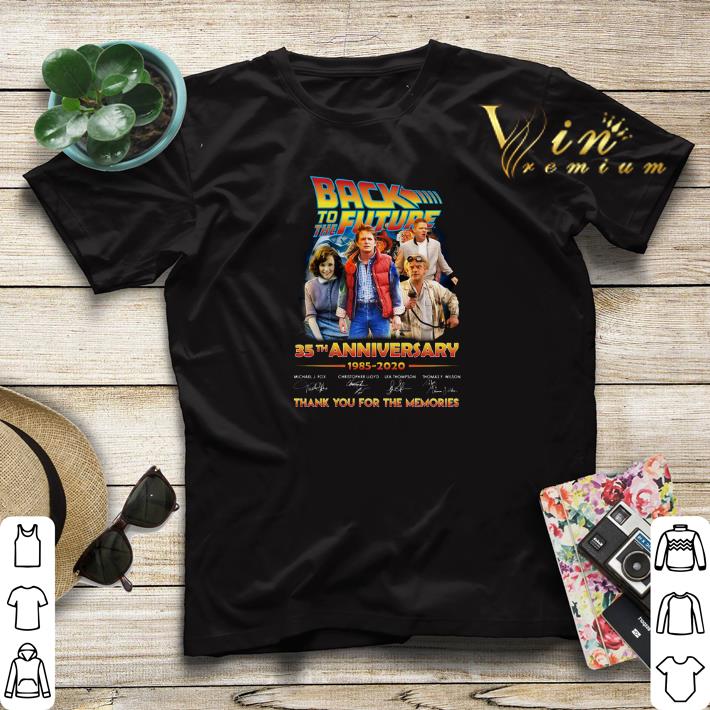 Back to the future 35th anniversary thank you for the memories shirt sweater Back to the future 35th anniversary thank you for the memories shirt sweater 4 - Back to the future 35th anniversary thank you for the memories shirt sweater