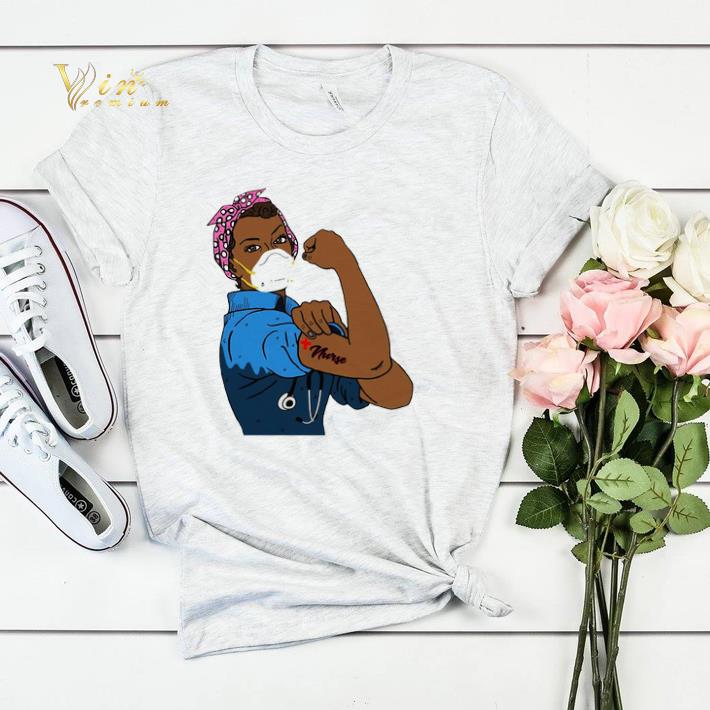 Black Strong Woman Mask Nurse Coronavirus shirt sweater Black Strong Woman Mask Nurse Coronavirus shirt sweater 4 - Black Strong Woman Mask Nurse Coronavirus shirt sweater