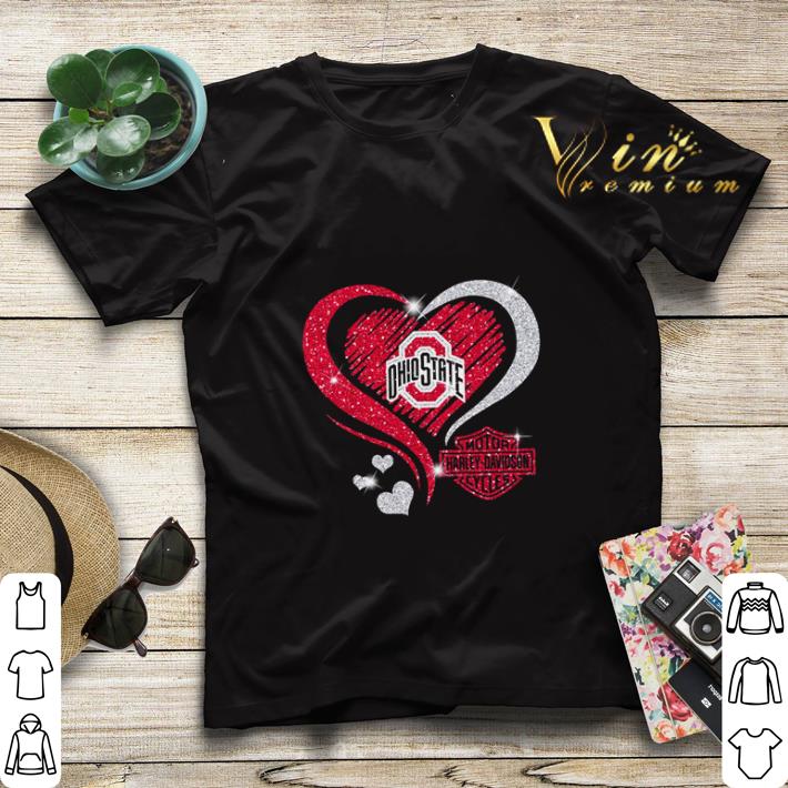 Diamond heart Ohio State Buckeyes Motor Harley Davidson Cycles shirt sweater 4 - Diamond heart Ohio State Buckeyes Motor Harley-Davidson Cycles shirt sweater