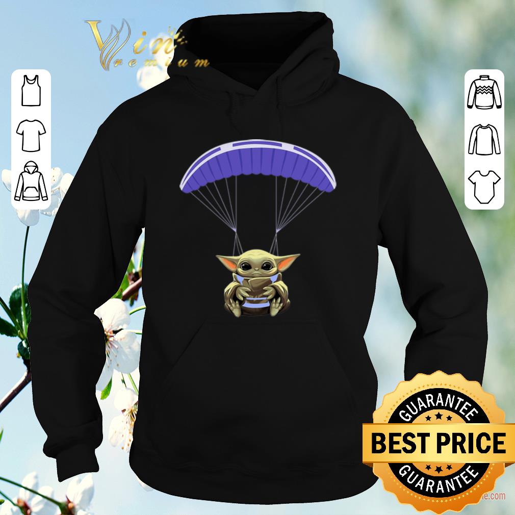 Funny Baby Yoda Parachute Star Wars shirt sweater 4 - Funny Baby Yoda Parachute Star Wars shirt sweater