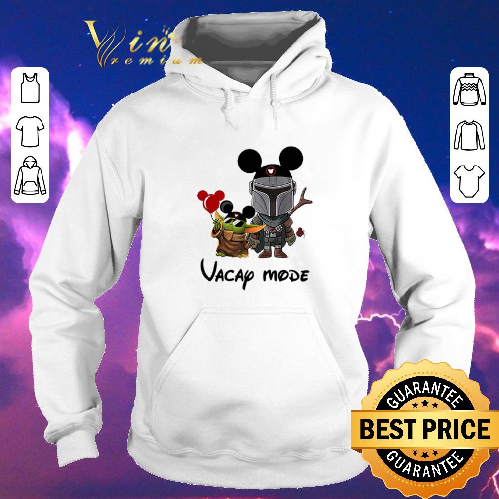 Funny Baby Yoda and The Mandalorian vacay mode Disney shirt sweater 4 - Funny Baby Yoda and The Mandalorian vacay mode Disney shirt sweater